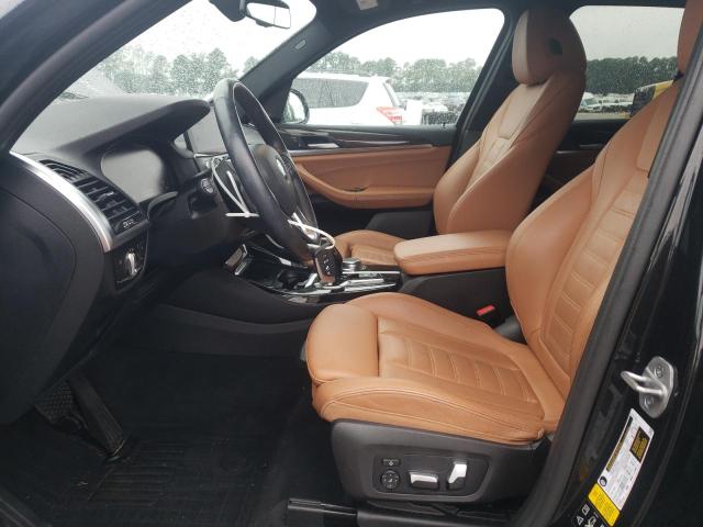 5UXTY5C02M9F63293 - 2021 BMW X3 XDRIVE30I BLACK photo 7