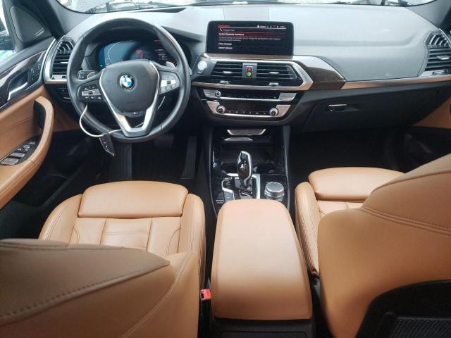 5UXTY5C02M9F63293 - 2021 BMW X3 XDRIVE30I BLACK photo 8