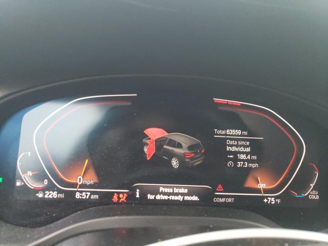 5UXTY5C02M9F63293 - 2021 BMW X3 XDRIVE30I BLACK photo 9