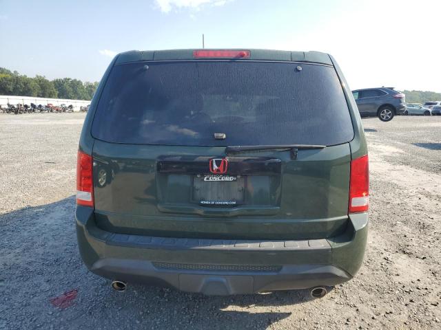 5FNYF3H47CB020939 - 2012 HONDA PILOT EX GREEN photo 6