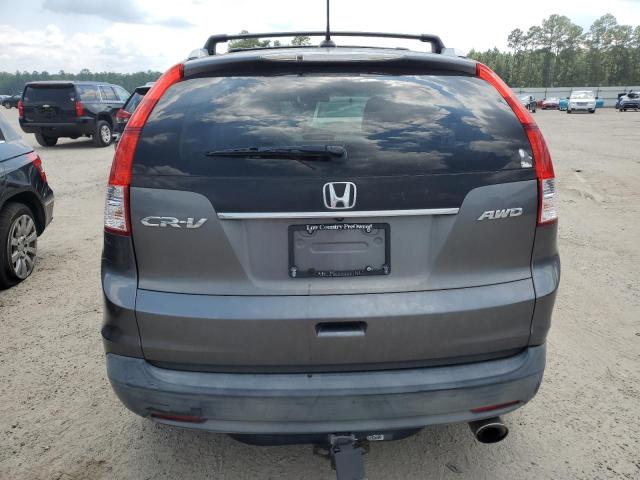 JHLRM4H78CC017266 - 2012 HONDA CR-V EXL GRAY photo 6