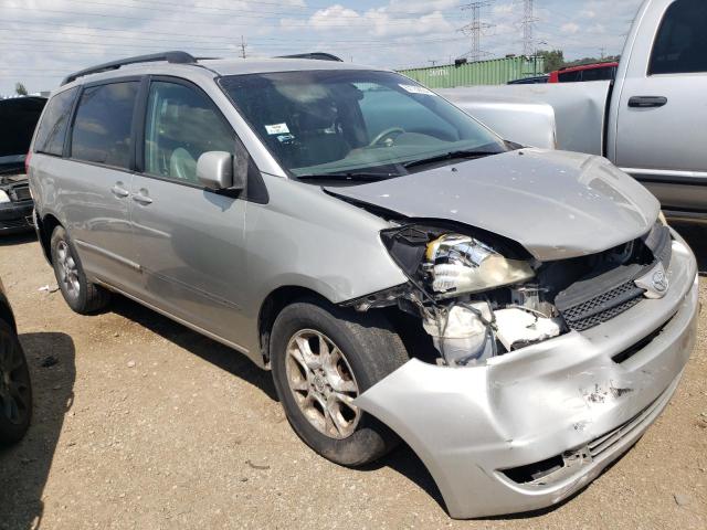 5TDBA22C54S007182 - 2004 TOYOTA SIENNA XLE SILVER photo 4