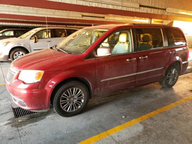 2C4RC1CG6DR715924 - 2013 CHRYSLER TOWN & COU TOURING L MAROON photo 1
