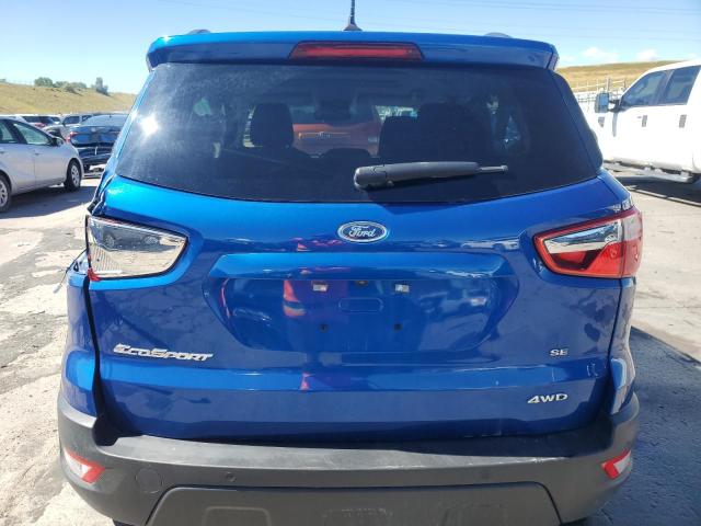 MAJ6S3GL2MC451396 - 2021 FORD ECOSPORT SE BLUE photo 6