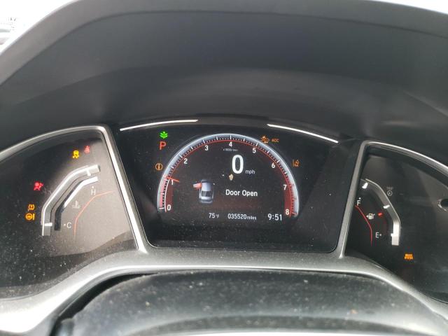 2HGFC2F82KH544171 - 2019 HONDA CIVIC SPORT თეთრი ფოტო 9