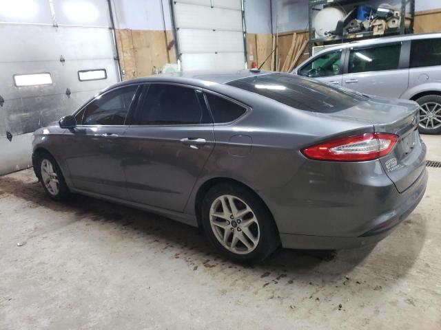 3FA6P0HD6ER226120 - 2014 FORD FUSION SE GRAY photo 2