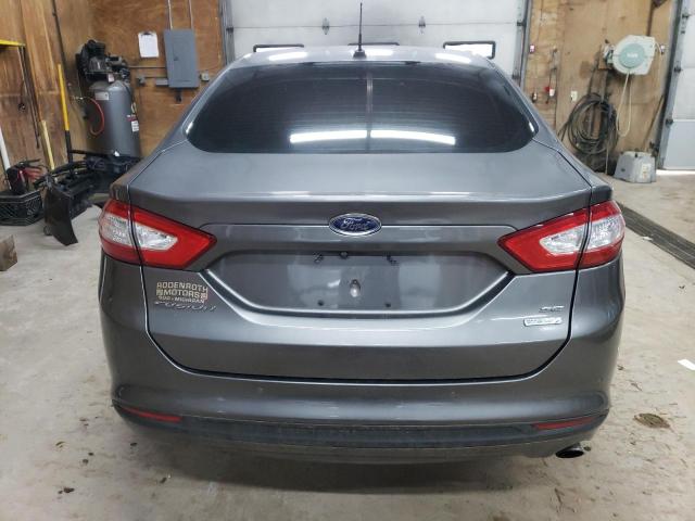 3FA6P0HD6ER226120 - 2014 FORD FUSION SE GRAY photo 6