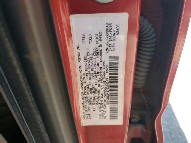 5TEGN92N93Z298243 - 2003 TOYOTA TACOMA DOUBLE CAB PRERUNNER TWO TONE photo 13