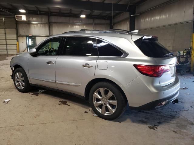 5FRYD4H81EB006793 - 2014 ACURA MDX ADVANCE SILVER photo 2