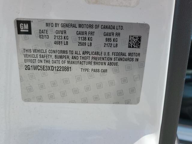 2G1WC5E3XD1220881 - 2013 CHEVROLET IMPALA LTZ თეთრი ფოტო 12