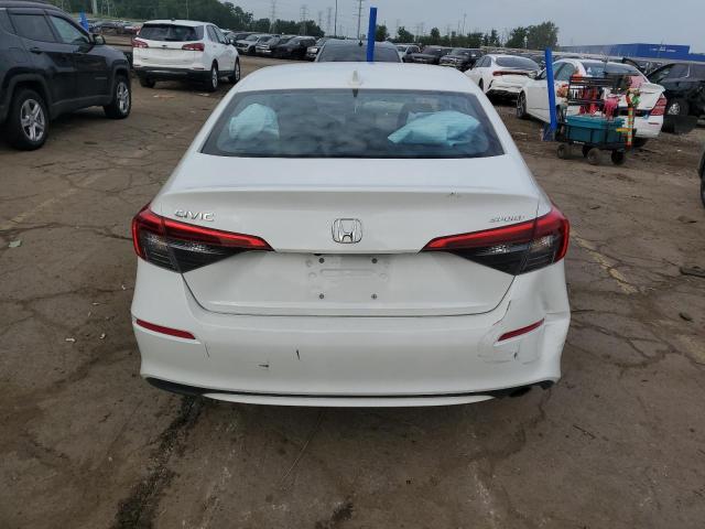 2HGFE2F53NH569066 - 2022 HONDA CIVIC SPORT WHITE photo 6