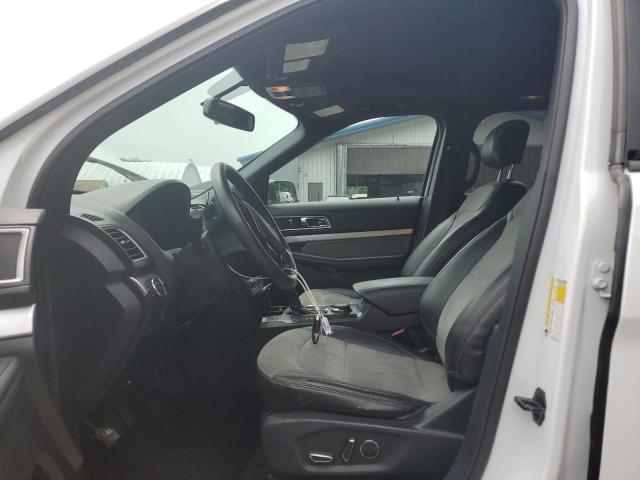 1FM5K8D85HGE40518 - 2017 FORD EXPLORER XLT WHITE photo 7