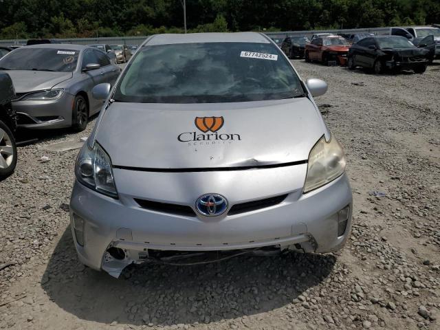 JTDKN3DU0C1516558 - 2012 TOYOTA PRIUS SILVER photo 5