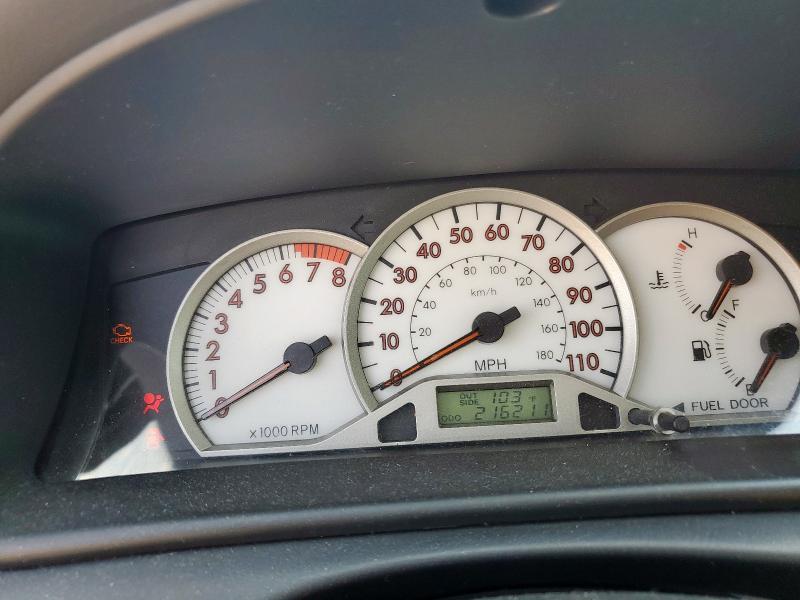 1NXBR32E85Z423848 - 2005 TOYOTA COROLLA CE შავი ფოტო 9