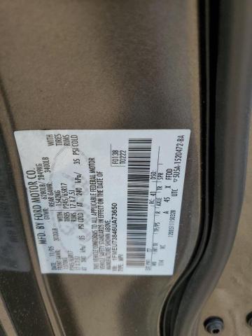 1FMEU73846UA73650 - 2006 FORD EXPLORER XLT GRAY photo 12