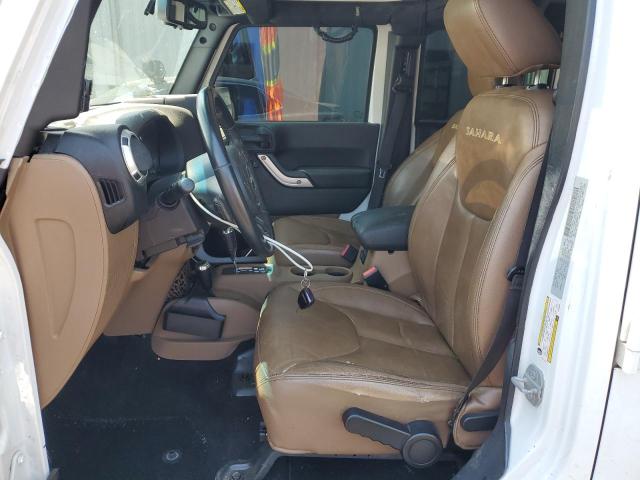 1C4BJWEG5FL690544 - 2015 JEEP WRANGLER U SAHARA WHITE photo 7