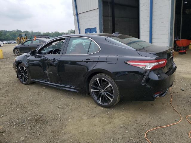 4T1BZ1HK2KU027671 - 2019 TOYOTA CAMRY XSE BLACK photo 2