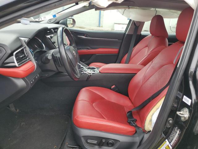 4T1BZ1HK2KU027671 - 2019 TOYOTA CAMRY XSE BLACK photo 7