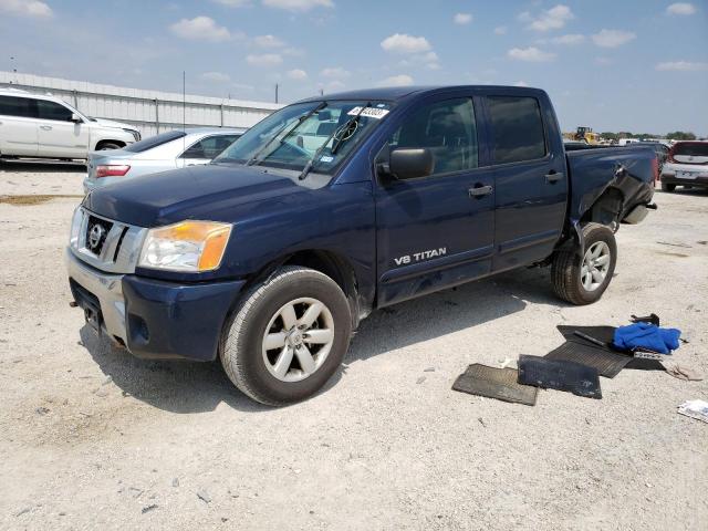 1N6AA0EJ9BN301680 - 2011 NISSAN TITAN S BLUE photo 1