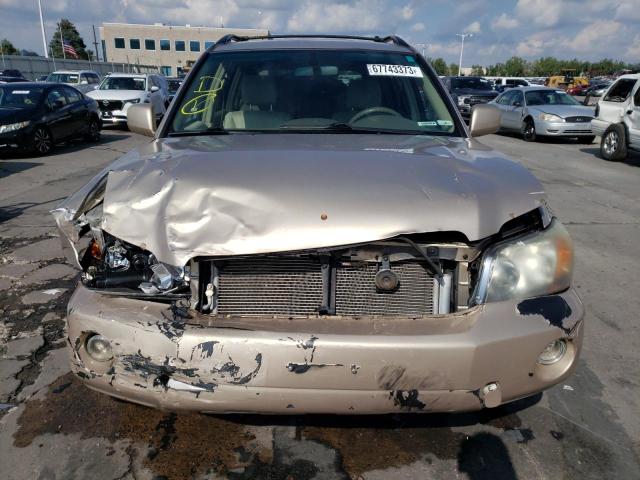 JTEEP21A150095465 - 2005 TOYOTA HIGHLANDER LIMITED BEIGE photo 5