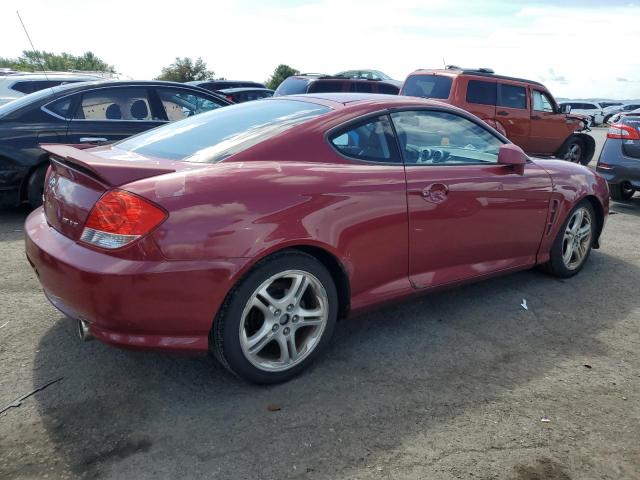 KMHHN65F76U230779 - 2006 HYUNDAI TIBURON GT RED photo 3