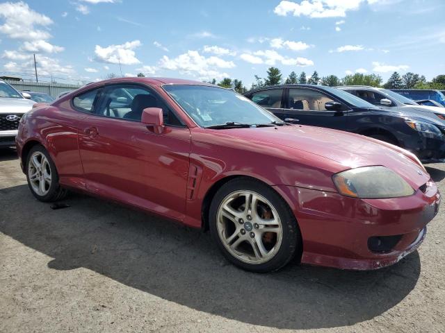 KMHHN65F76U230779 - 2006 HYUNDAI TIBURON GT RED photo 4