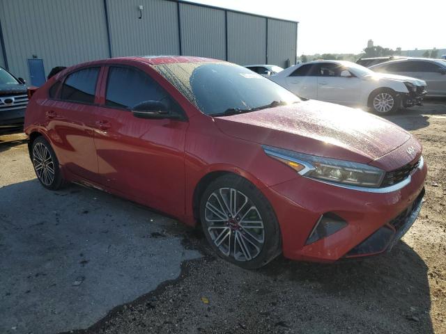 3KPF44AC8NE424748 - 2022 KIA FORTE GT RED photo 4