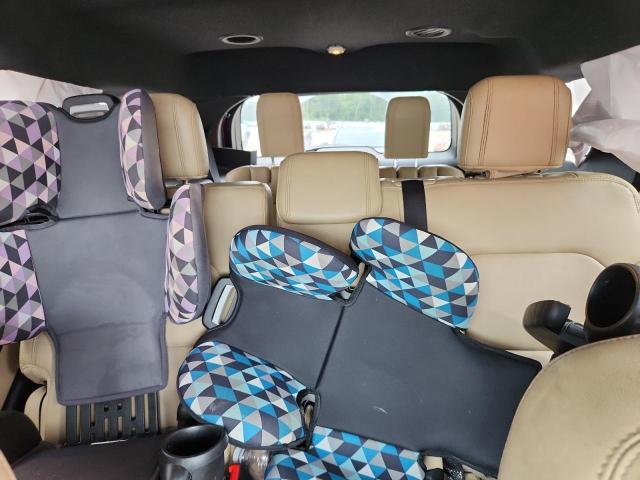 1FM5K7D81GGB77713 - 2016 FORD EXPLORER XLT BURGUNDY photo 10