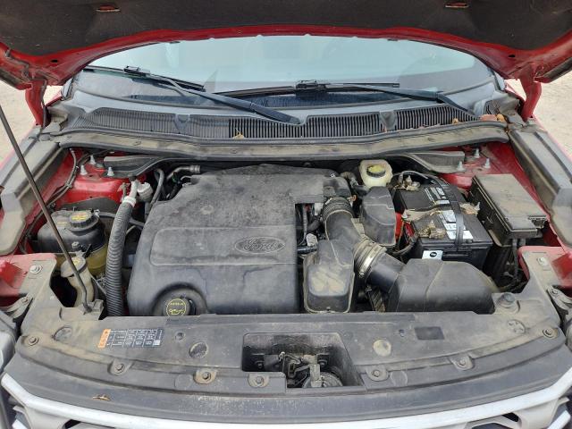 1FM5K7D81GGB77713 - 2016 FORD EXPLORER XLT BURGUNDY photo 12