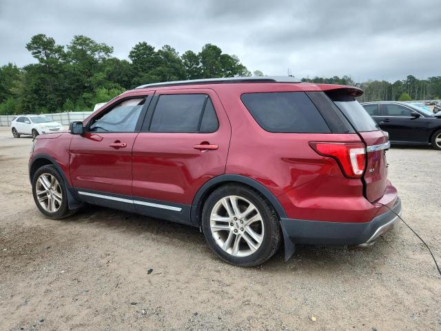 1FM5K7D81GGB77713 - 2016 FORD EXPLORER XLT BURGUNDY photo 2