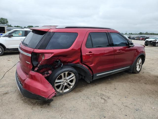 1FM5K7D81GGB77713 - 2016 FORD EXPLORER XLT BURGUNDY photo 3
