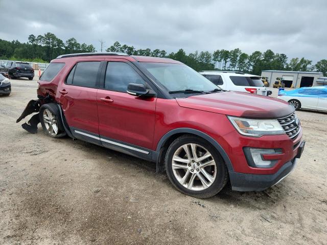 1FM5K7D81GGB77713 - 2016 FORD EXPLORER XLT BURGUNDY photo 4