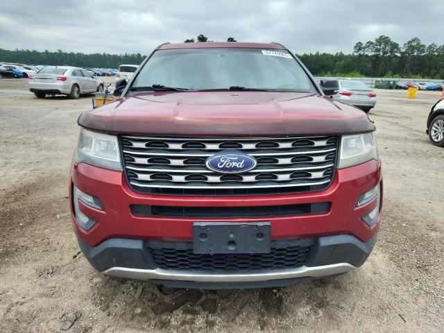 1FM5K7D81GGB77713 - 2016 FORD EXPLORER XLT BURGUNDY photo 5
