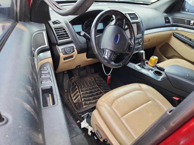 1FM5K7D81GGB77713 - 2016 FORD EXPLORER XLT BURGUNDY photo 8