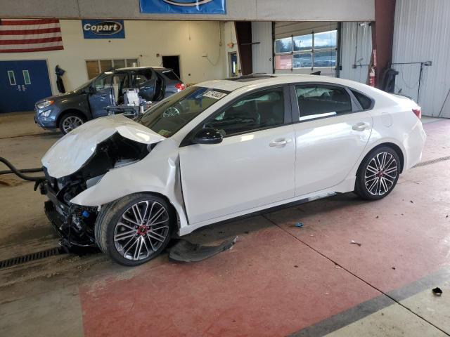 3KPF44AC9NE469004 - 2022 KIA FORTE GT WHITE photo 1