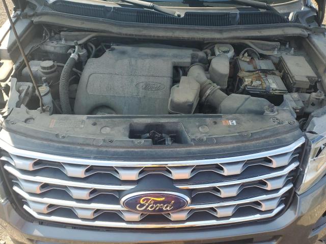 1FM5K8F87HGA49318 - 2017 FORD EXPLORER LIMITED GRAY photo 12