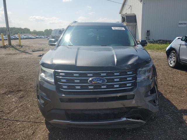 1FM5K8F87HGA49318 - 2017 FORD EXPLORER LIMITED GRAY photo 5