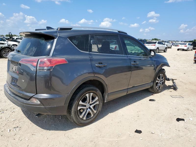 JTMZFREV3JJ738594 - 2018 TOYOTA RAV4 LE Մոխրագույն լուսանկար 3