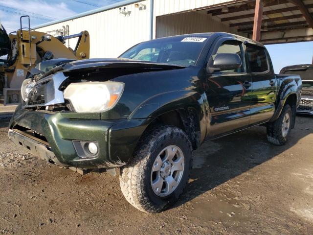 3TMJU4GN9CM128837 - 2012 TOYOTA TACOMA DOUBLE CAB PRERUNNER GREEN photo 1