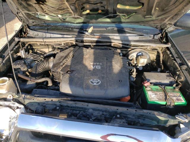 3TMJU4GN9CM128837 - 2012 TOYOTA TACOMA DOUBLE CAB PRERUNNER GREEN photo 11