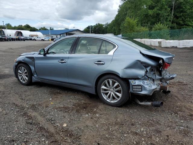 JN1BV7ARXFM391744 - 2015 INFINITI Q50 BASE BLUE photo 2