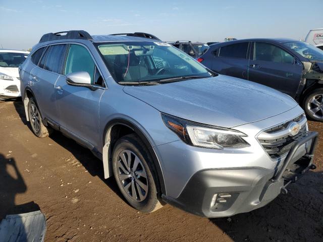 4S4BTACC7M3226810 - 2021 SUBARU OUTBACK PREMIUM GRAY photo 4