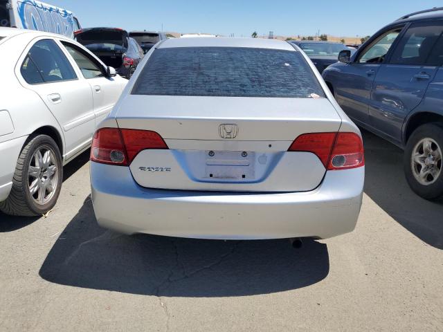 1HGFA15527L102265 - 2007 HONDA CIVIC LX SILVER photo 6