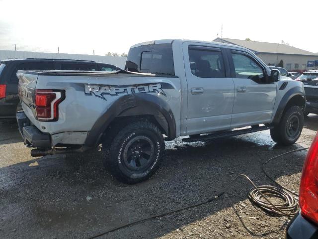 1FTFW1RG2HFB24441 - 2017 FORD F150 RAPTOR GRAY photo 3