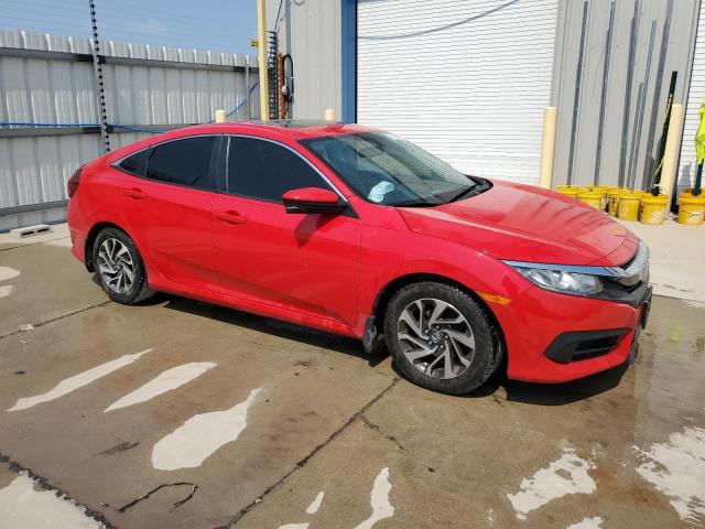 2HGFC2F77GH538316 - 2016 HONDA CIVIC EX RED photo 4
