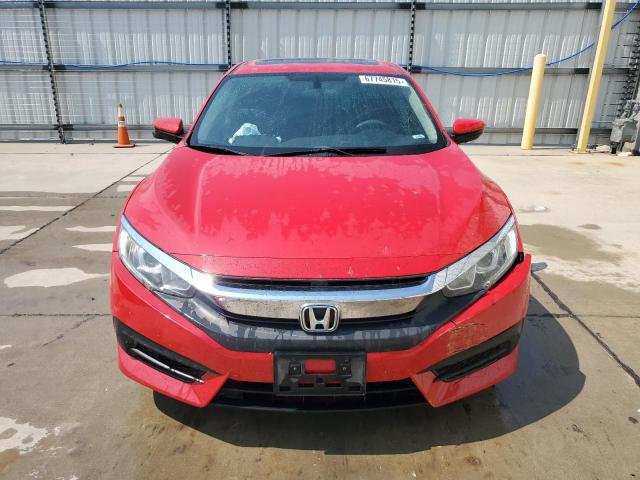 2HGFC2F77GH538316 - 2016 HONDA CIVIC EX RED photo 5