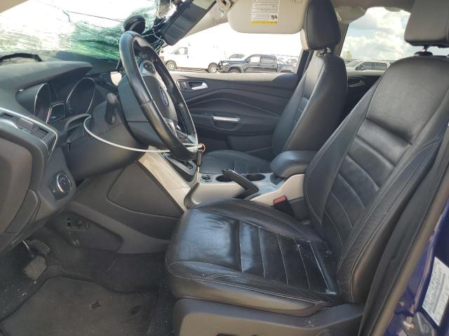 1FMCU9H96DUA17629 - 2013 FORD ESCAPE SEL BLUE photo 7