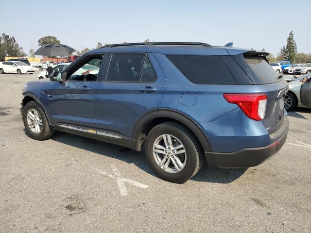 1FMSK7DH8LGA40524 - 2020 FORD EXPLORER XLT 蓝色 照片 2