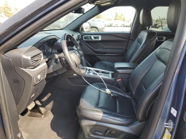 1FMSK7DH8LGA40524 - 2020 FORD EXPLORER XLT 蓝色 照片 7