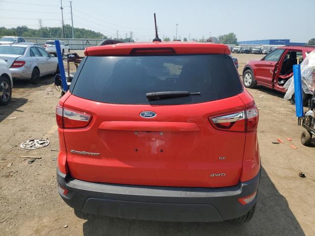 MAJ6P1UL1JC215702 - 2018 FORD ECOSPORT SE Красный фото 6